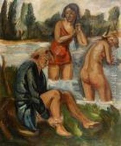 Trois Baigneuses by Andre Favory