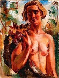Nu Dans Un Paysage by Andre Favory