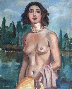Nu Au Collier by Andre Favory