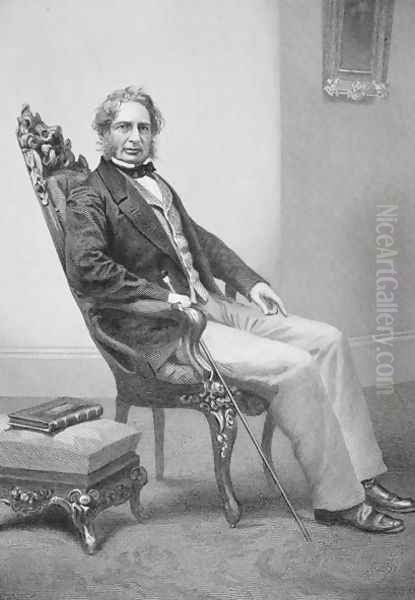 Portrait of Henry Wadsworth Longfellow (1807-82) - view 1