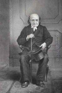 Portrait of Albert Gallatin (1761-1849) by Alonzo Chappel