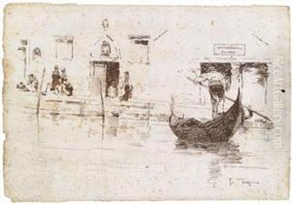 Motiv Ausvenedig Mit Gondoliere - view 1