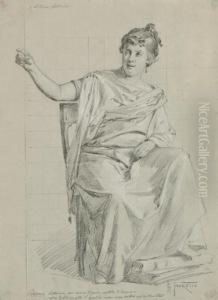 Weibliche Sitzende Figur Weibliche Sitzende Figur