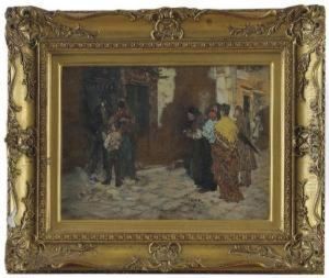 The Lottery by Giacomo Favretto