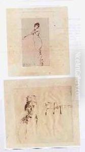 Lotto Di Due Disegni: