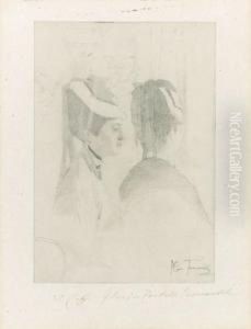 Al Caffe by Giacomo Favretto