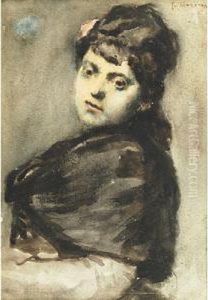 Ritratto Di Giovane by Giacomo Favretto