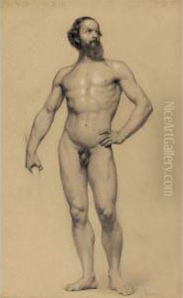 Standing Male Nude - view 1