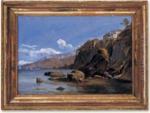 Fishermen At Sorrento by Thomas Fearnley