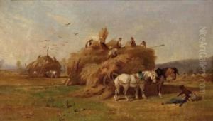 Getreideernte by Otto Fedder