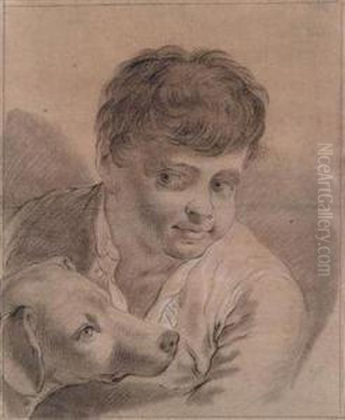 Portrat Eines Jungen Mithund - view 1