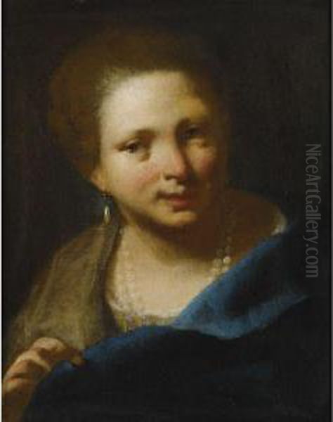 Lady With Pearls - view 1