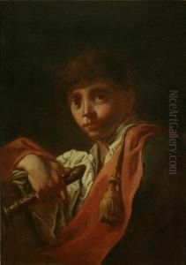 Suonatore Di Piffero by Domenico Maggiotto