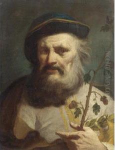 Ritratto Di Vecchio Con Ramo In Mano