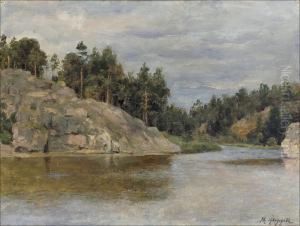 Rantakallioita.