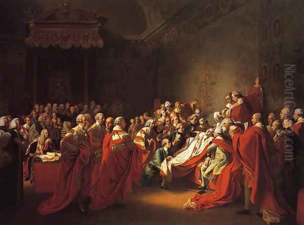 The Collapse of the Earl of Chatham in the House of Lords (or The Death of the Earl of Chatham) - view 1