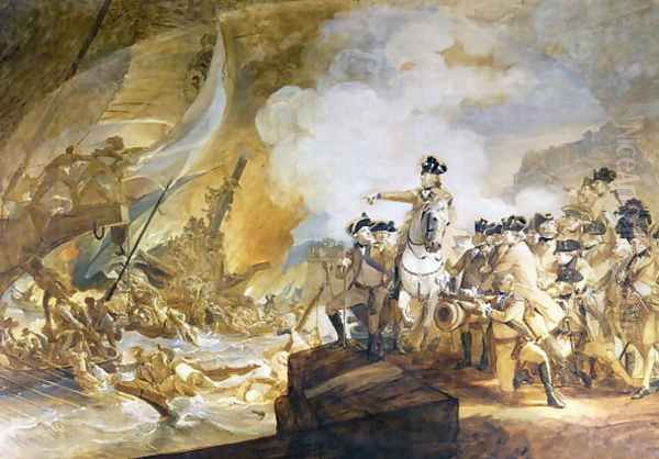 The Siege and Relief of Gibraltar, 14th September 1782, c.1783 - view 1