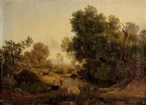 Rast Am Wasser by Josef Feid