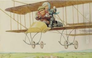 Airplane Ride; Also Five Other Scenes Depicting Children Airplane Ride; Also Five Other Scenes Depicting Children