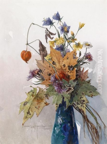 Meadow Flowers And Leaves - view 1
