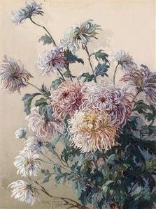 Chrysanthemen by Gustav Feith