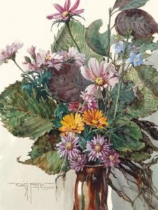 Gartenblumen Und Blatter Gartenblumen Und Blatter
