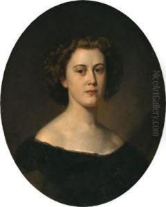 Bildnis Einer Dame by Karl Eugen Felix