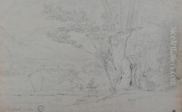 Cinq Paysages Avec Village - view 1