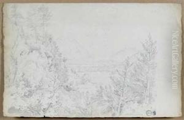 Paysages Dont Deux Vues De Lacs : Interlaken - view 1