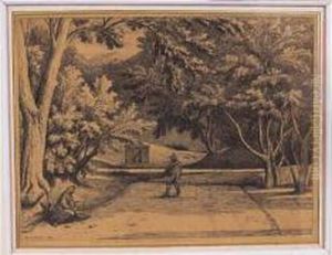 Claude Felix Paysage D'italie