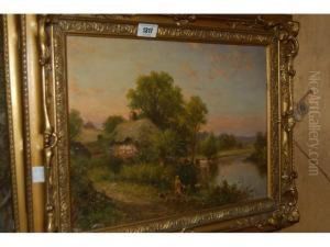 A View Near Charlwood by Robert Robin Fenson