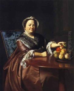 Mrs. Ezekiel Gondthwait (Elizabeth Lewis) by John Singleton Copley
