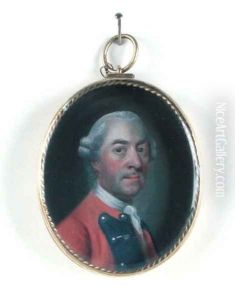 Miniature portrait of Sir John St. Clair by John Singleton Copley