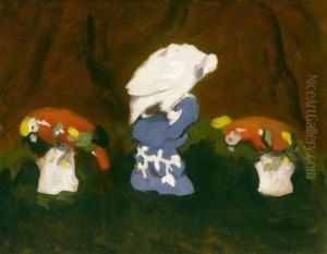 Parrots by Karoly Ferenczy