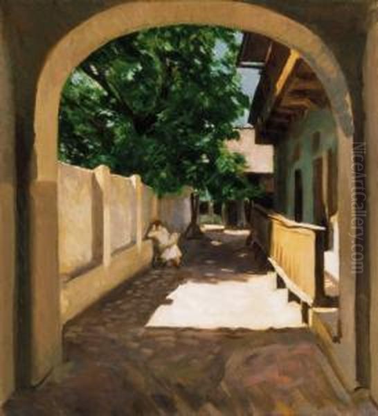 Courtyard In Nagybanya - view 1