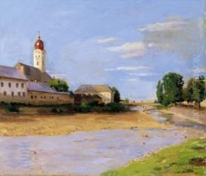 The Banks Of The River Zazar In Nagybanya