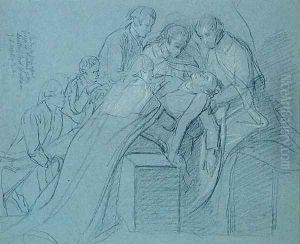 Study for the Central Group in the Death of Earl of Chatham Study for the Central Group in the Death of Earl of Chatham