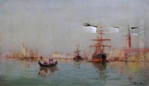 Venetian Scene by Salvatore Fergola