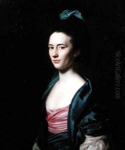Portrait of Frances Montresor of New York, (1744-1826) 1771 by John Singleton Copley