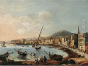 Napoli (la Marinella) by Salvatore Fergola