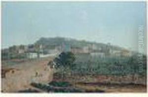 Naples : Vue Du Corso Napoleone by Salvatore Fergola
