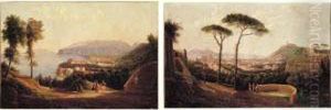 Vue De La Baie De Naples by Salvatore Fergola