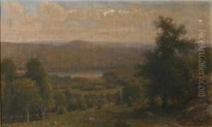 Hudson River Landscape by Henry Augustus Ferguson