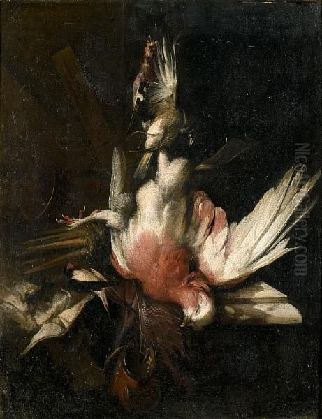 A Hanging Pigeon - view 1