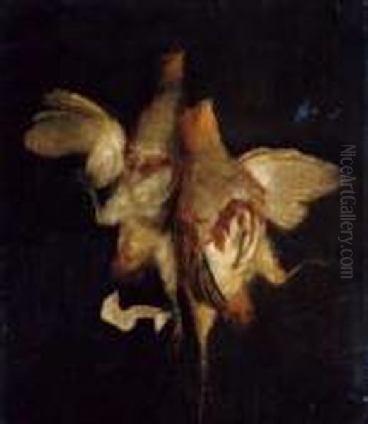 Jagdstilleben.
Ol Auf Leinwand. H 49; B 45 Cm.
Der In Den Haag, Spater In Amsterdam Lebende - view 1