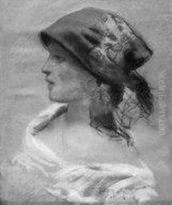 Profilo Di Fanciulla by Arnaldo Ferraguti