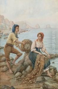 'the Fisherman's Wooing' by Carlo Ferranti