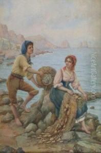 The Fisherman's Wooing by Carlo Ferranti