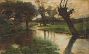 Paesaggio Lacustre by Arturo Ferrari