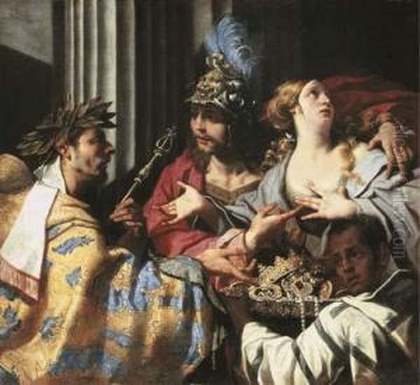 Agamemnon Refusing To Allow Chryses To Ransom His Daughter Chryseis - view 1